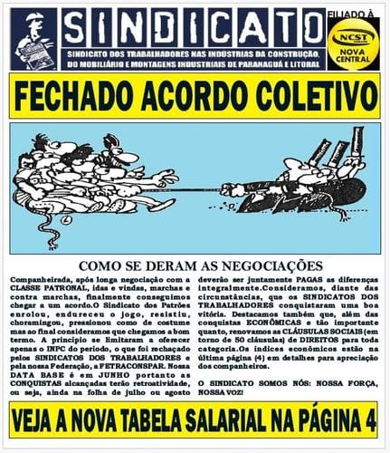 Fechado Acordo Coletivo