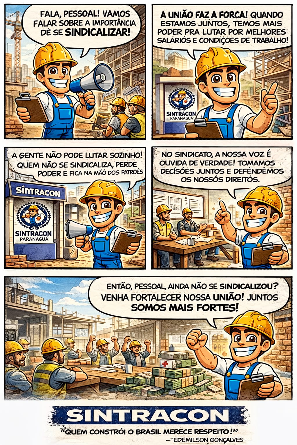 A IMPORTÂNCIA DE SE SINDICALIZAR!