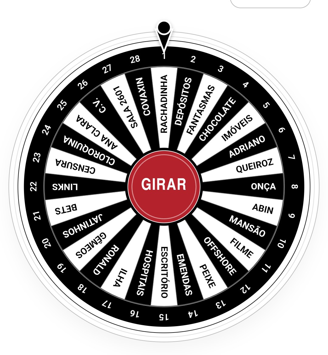 ACESSE O SITE, GIRE A ROLETA E CONHEÇA OS CASOS: